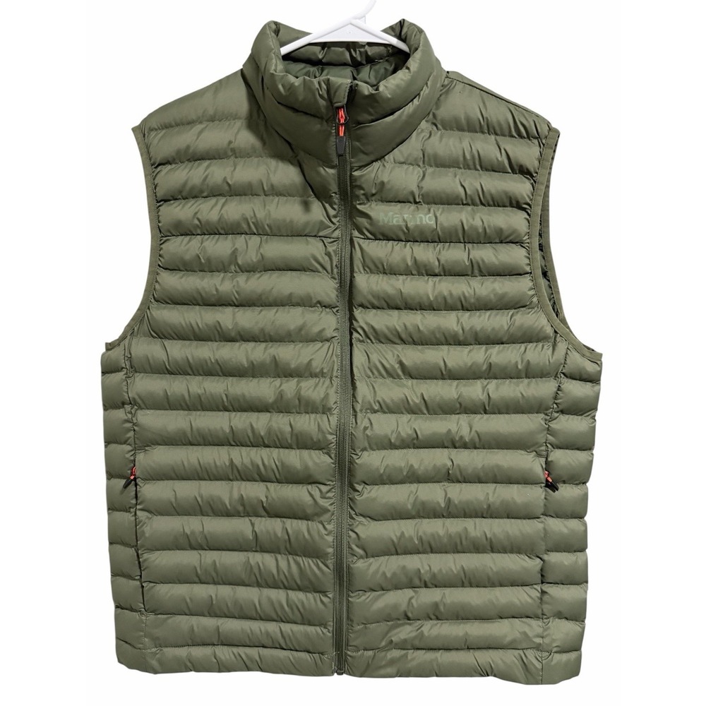 Marmot Echo Featherless Puffer Insulated Vest Green Men's Size Large